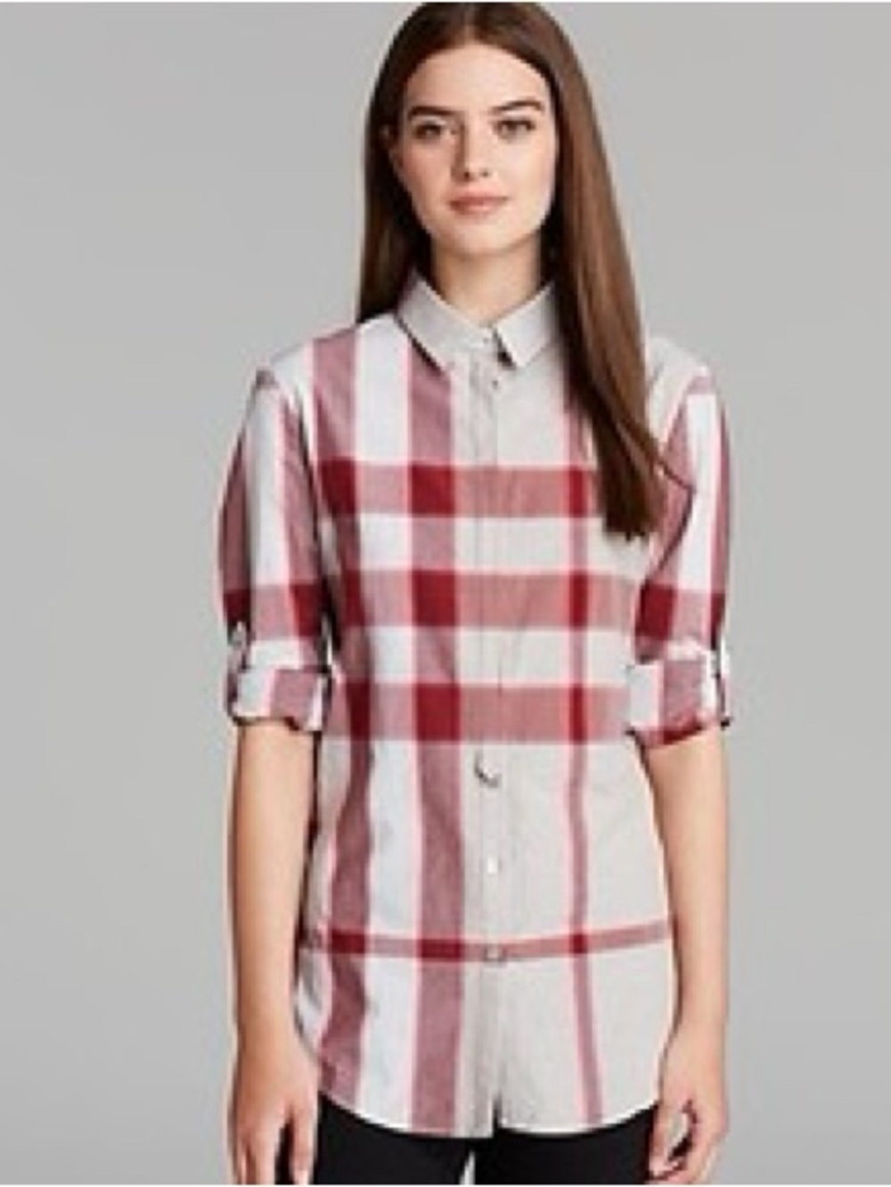 Burberry Brit women’s roll sleeve blouse - medium